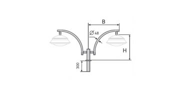 К45-1,0-1,0-1-1 кронштейн однорожковый